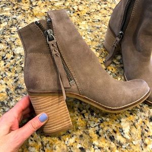 Dolce Vita taupe suede boot